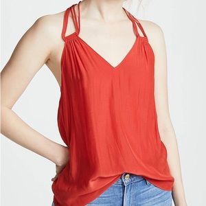 Ramy Brook Cecilia Top in Spring Red, Size S